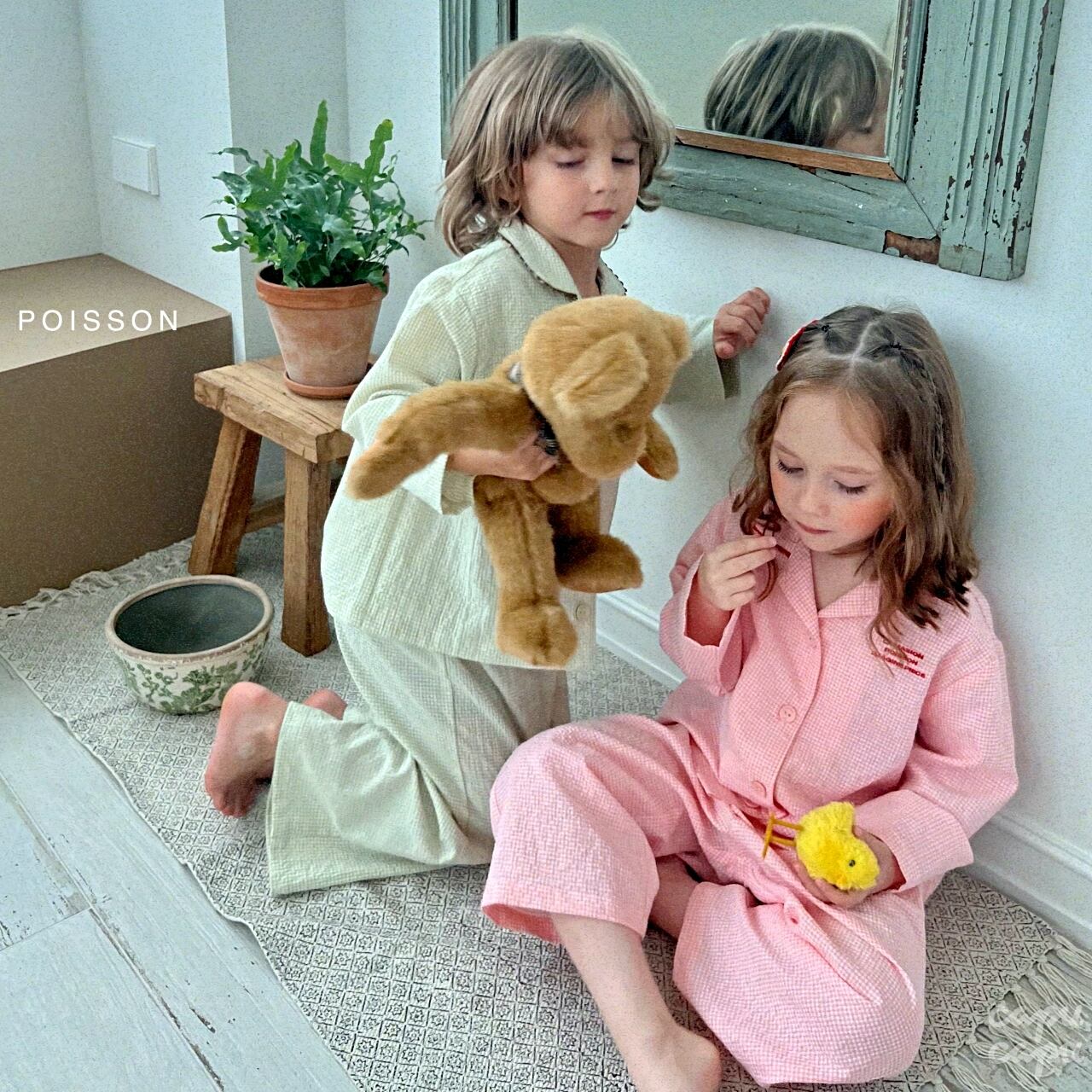 «sold out»«poisson» スカラップセットアップ 2colors