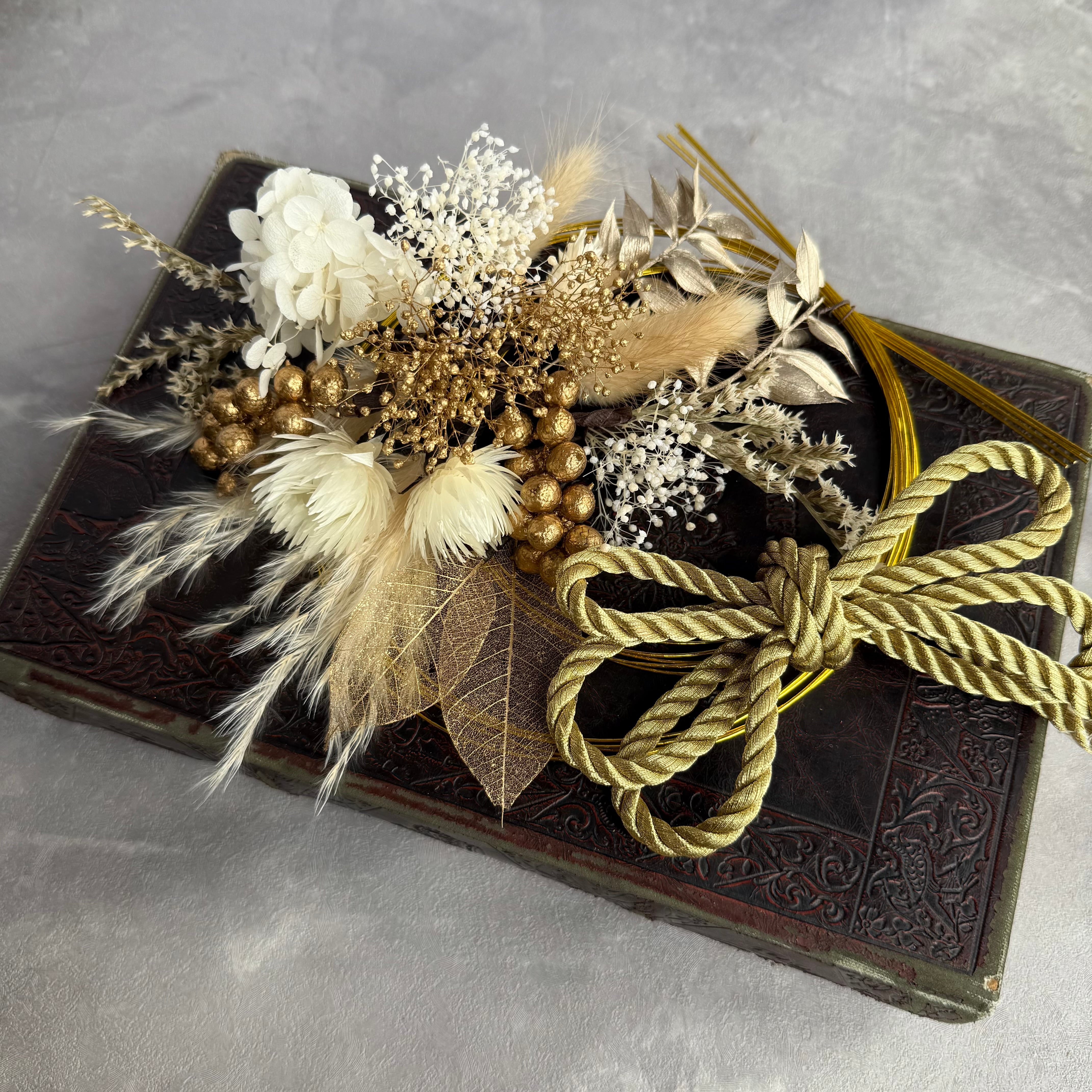 成人式 結婚式 髪飾り ヘッドパーツ 水引 ドライフラワー 【2点おまとめ】 水引入りドライフラワー ヘッドパーツ髪飾り 成人式髪飾り和装髪飾り