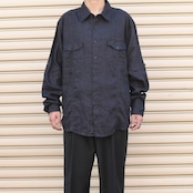design black linen shirt