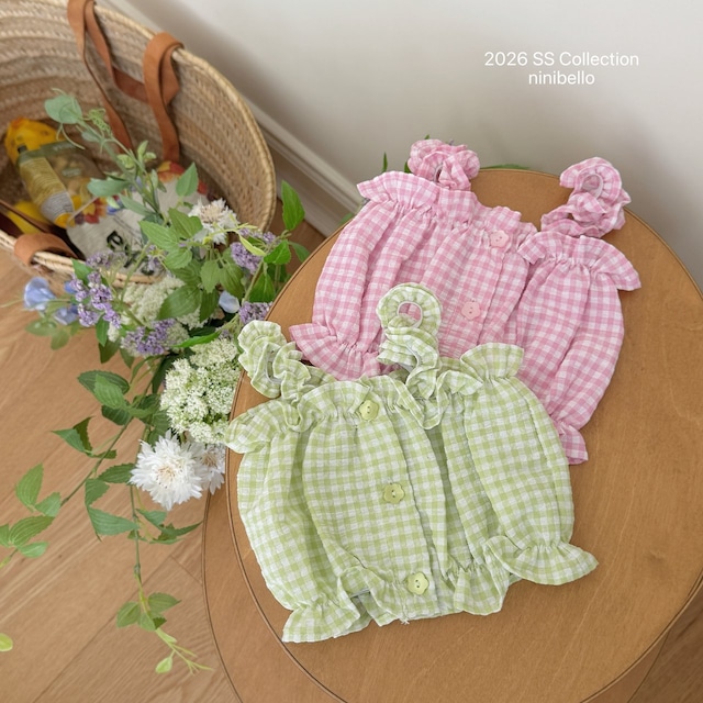【取寄】ninibello|maichu frill top|マイチュフリルトップ|XS-2XL|kids|26 summer 2nd