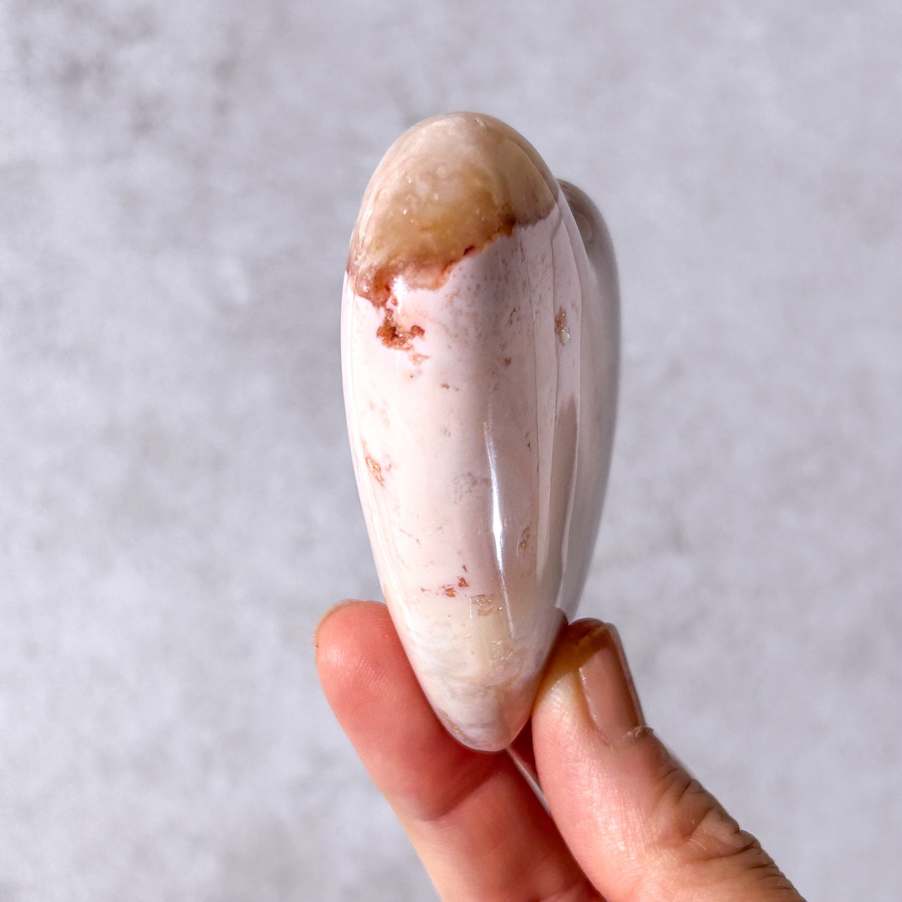 ピンクカーネリアン ハート * Pink Carnelian * 天然石