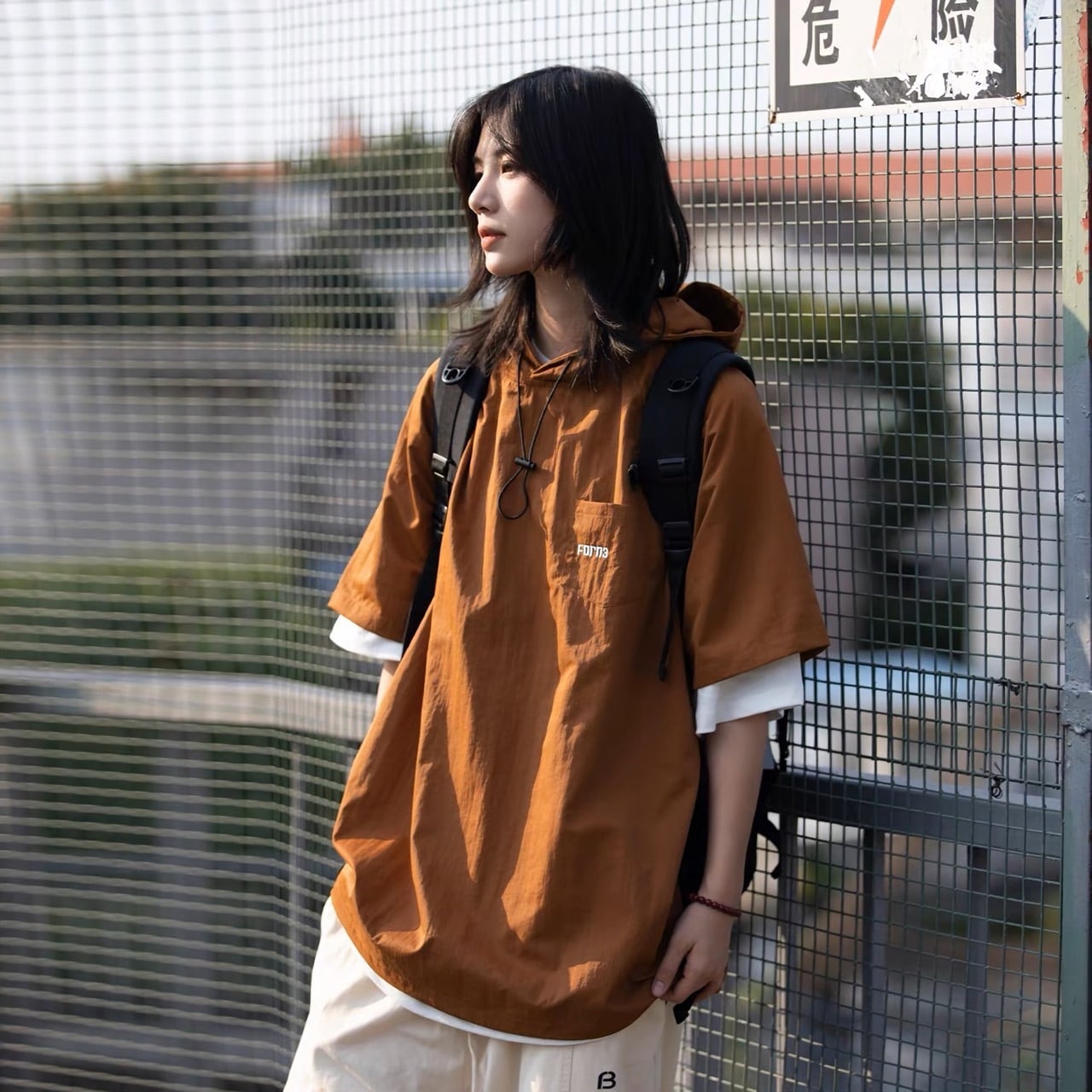 プルオーバーパーカーシャツ / Pullover Hoodie Shirt