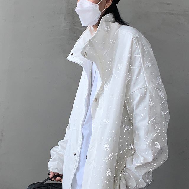 レア　未使用オフホワイト　ナイロンジャケット　コートサイズ38 シンクレア ロング コート ホワイトレーベル(2442WW)｜カナダグース