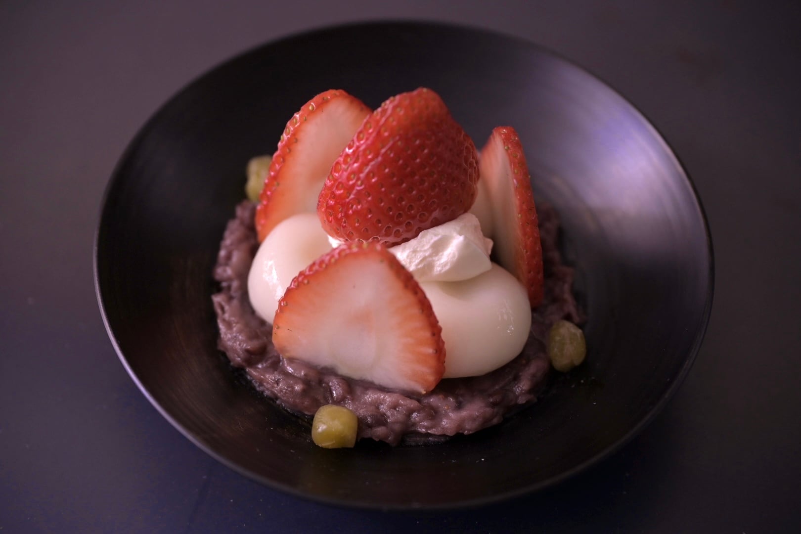 蝶野秀紀 栃すり漆挽きたて浅鉢 黒