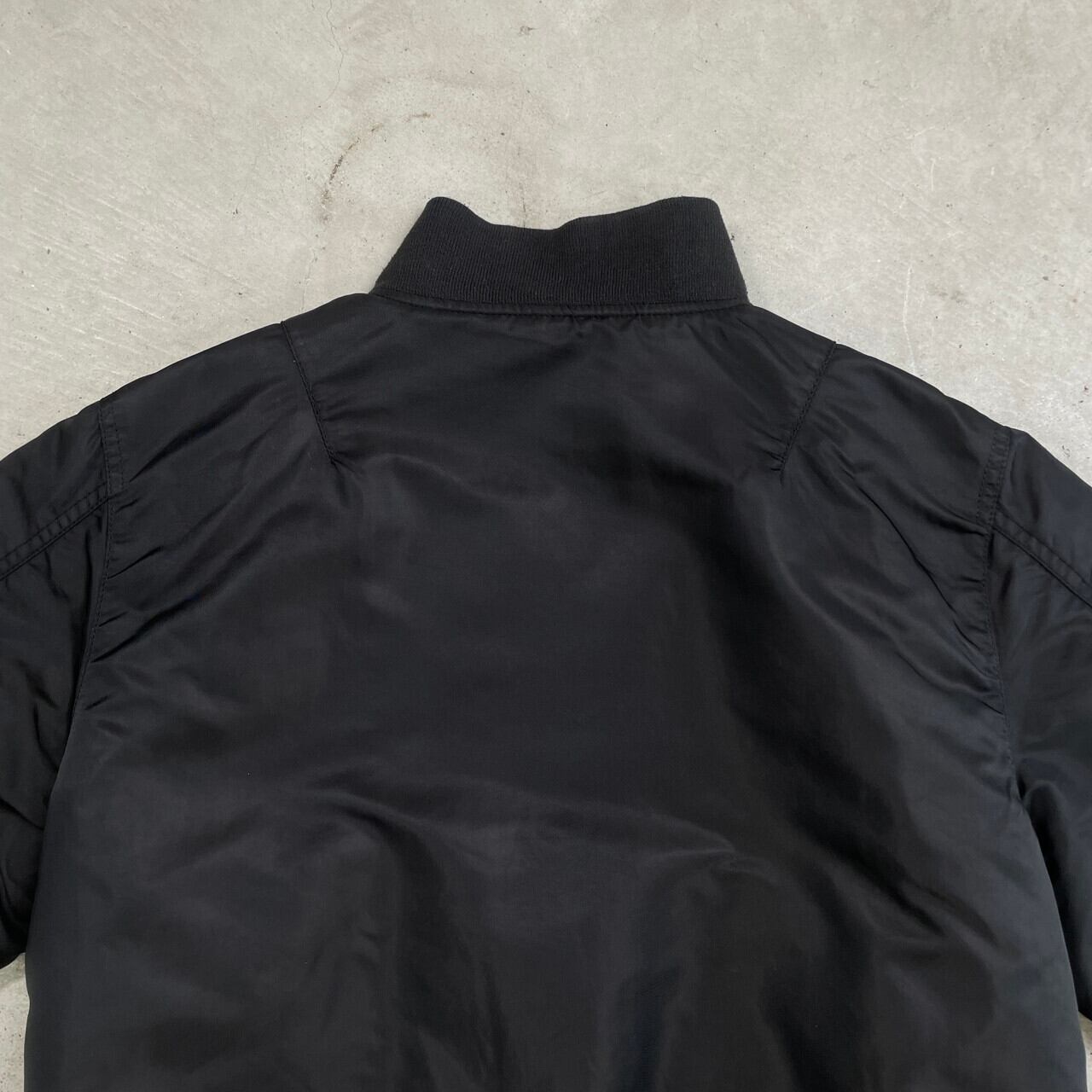 Schott ブラック MA-1 ボンバージャケット ダウン ショット Schott ×NANGA HINOK MA－1 （ブラック