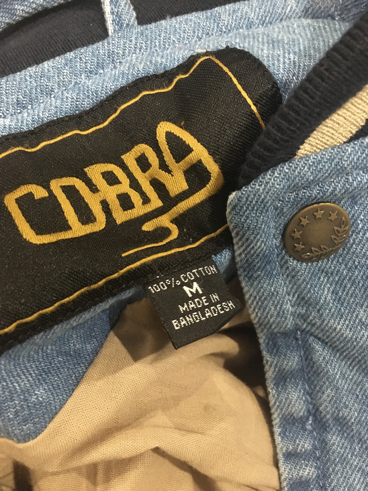 受注生産】Cobra Caps デニムスタジャン | GOLD FUNK