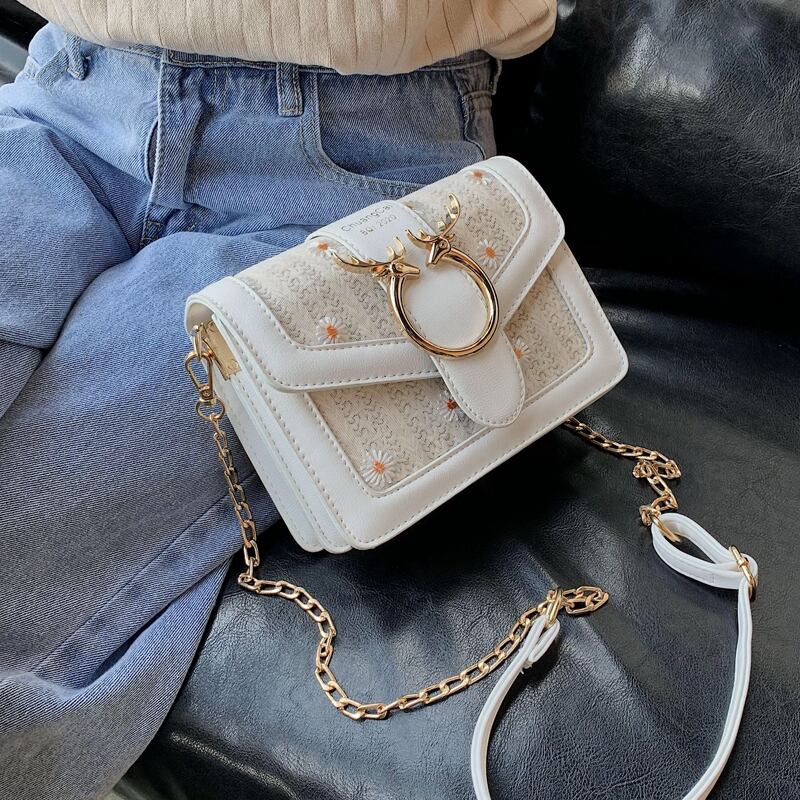 新しいスモールバッグメスバッグ2020夏人気の新しいトレンディなファッションネットレッドメッセンジャーバッグシックチェーンスモールスクエアバッグ 手作りハンドバック61224100176