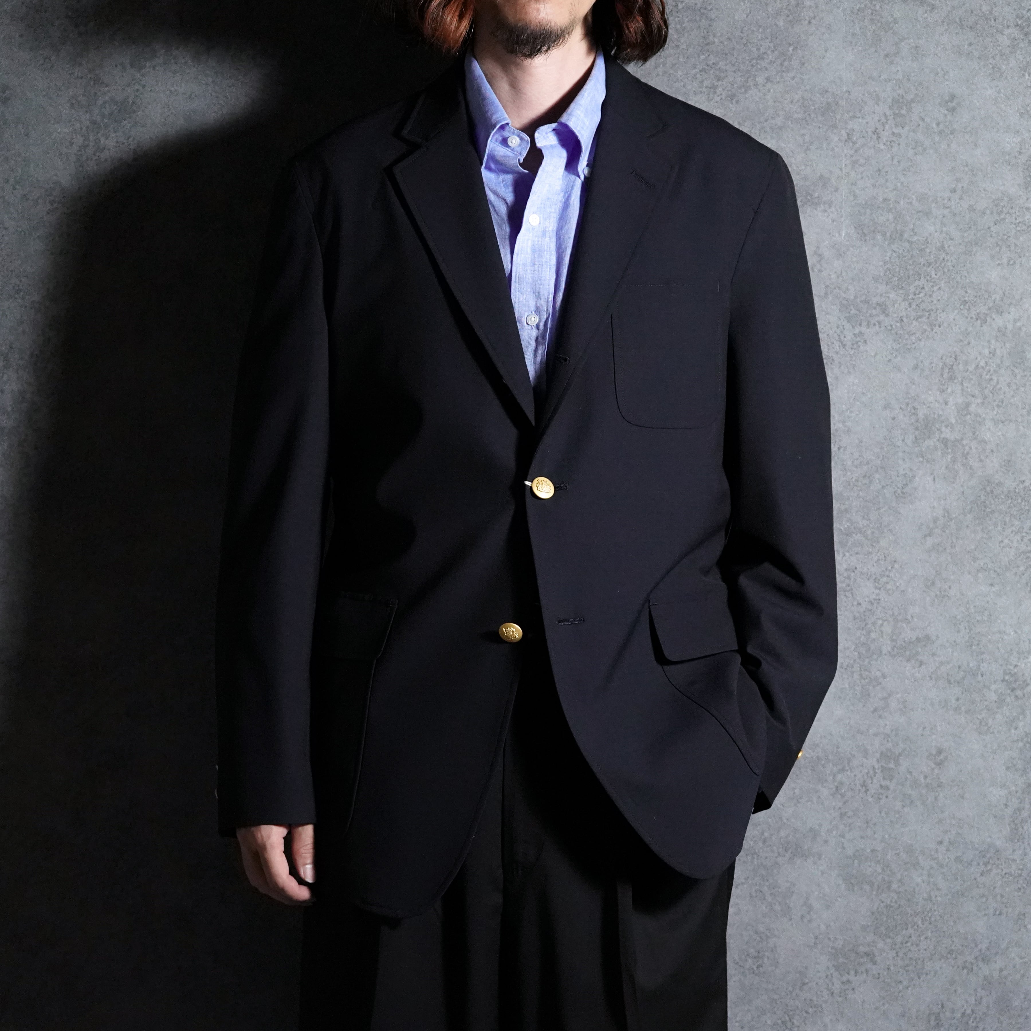 新品 GAMBERT CUSTOM SHIRTS 紺ブレ ブレザー GAMBERT CUSTOM SHIRTS Navy Blazer ギャンバート カスタム シャツ 紺