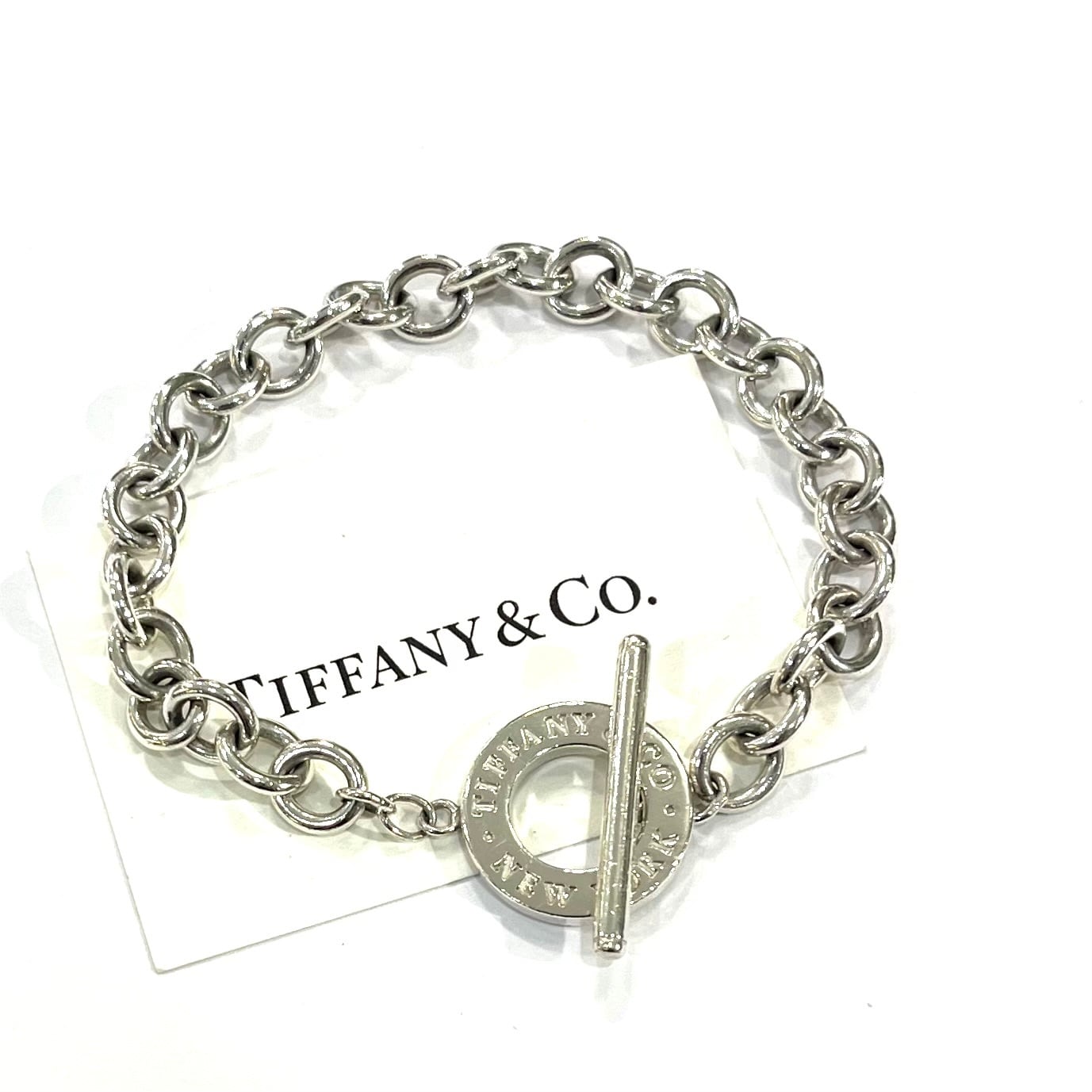 TIFFANY&CO】2648 TIFFANY&CO. NEW YORK ティファニー トグルブレス
