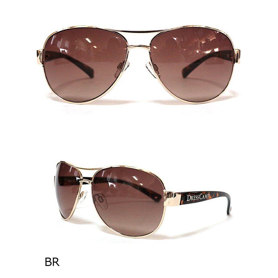 DRESS CAMP(ドレスキャンプ)ティアドロップサングラス/メンズ/サングラス DRESS CAMP ドレスキャンプ メンズ ティアドロップサングラス