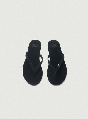 [The Barnnet] Belua Velvet Flip-Flops_Black 正規品 韓国ブランド 韓国通販 韓国代行 韓国ファッション ザ バーネット ザバーネット 日本 店舗