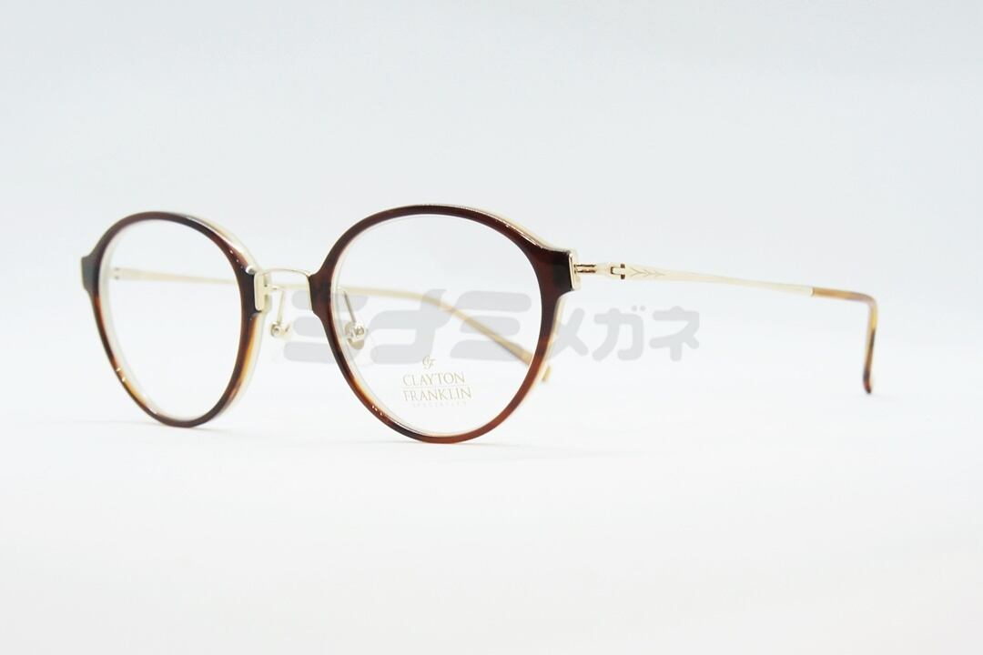 CLAYTON FRANKLIN メガネ 633 BCR 日本製 ボストン クレイトン