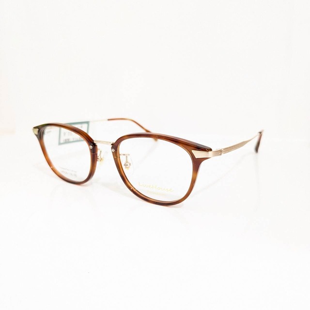 【Live House】ウエリントンコンビフレーム　ゴールド・デミブラウン