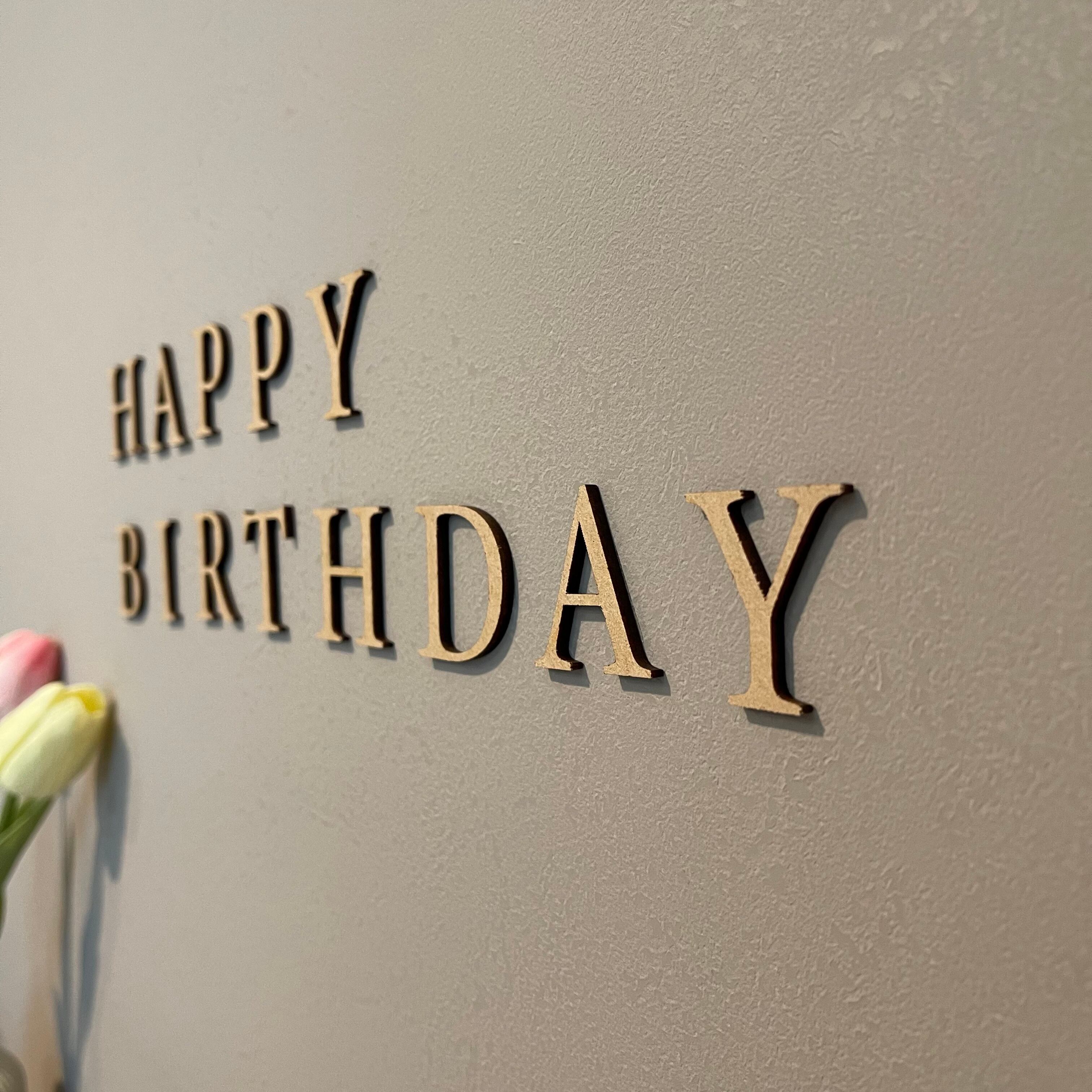 HAPPY BIRTHDAY letter banner | playground