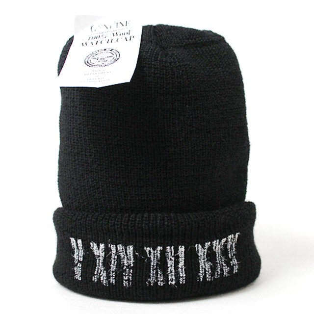 V XIV XII XXV WATCH CAP【NAVY】