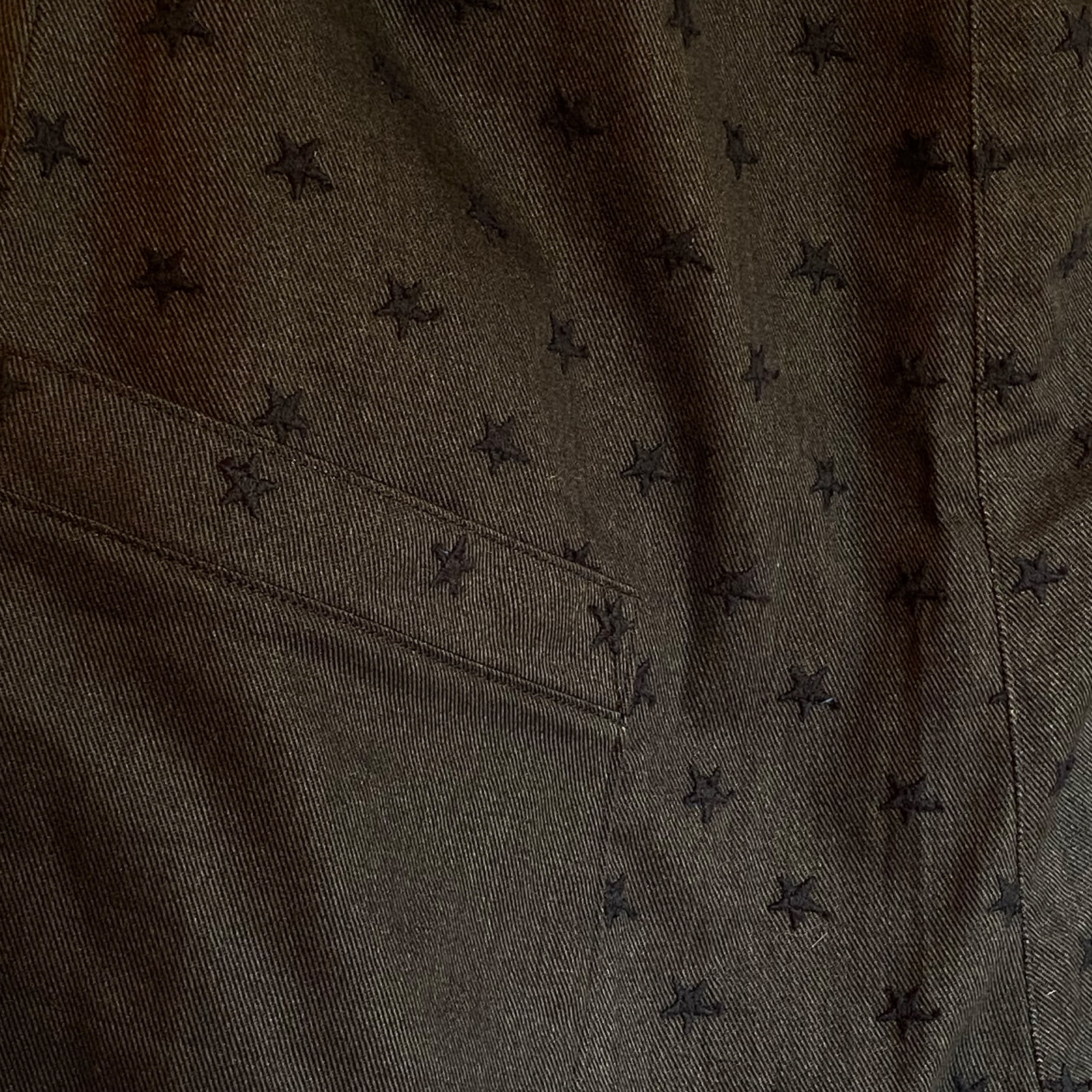 オールドデニムのサルエルパンツ