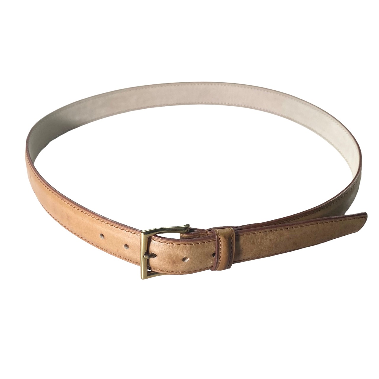 JOHN LOBB light brown leather belt