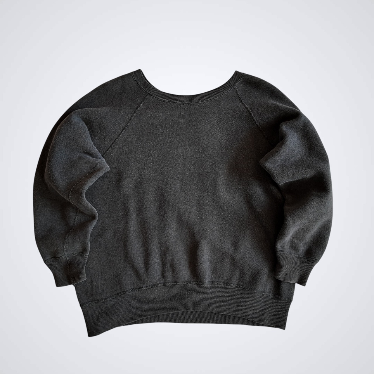 1960s COTTON BLACK SWEAT SHIRT
