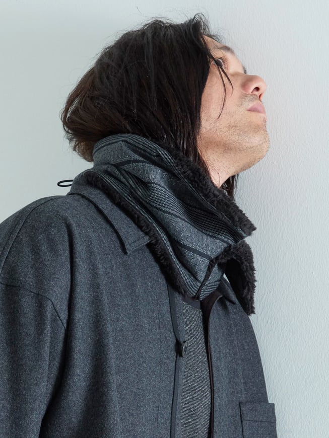 EGO TRIPPING (エゴトリッピング) ARROWARM ネックウォーマー / BLACK