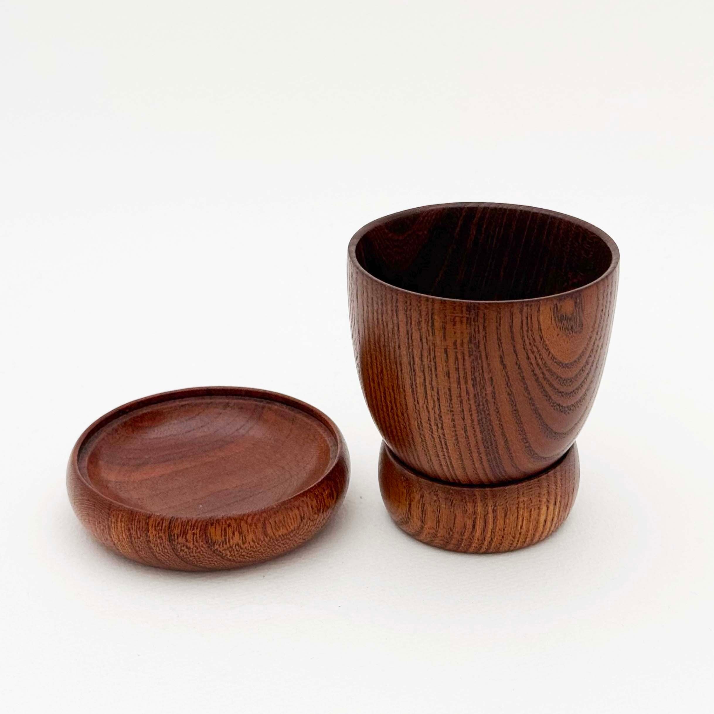木地の盃（独立系 / 志田菊宏工人）
