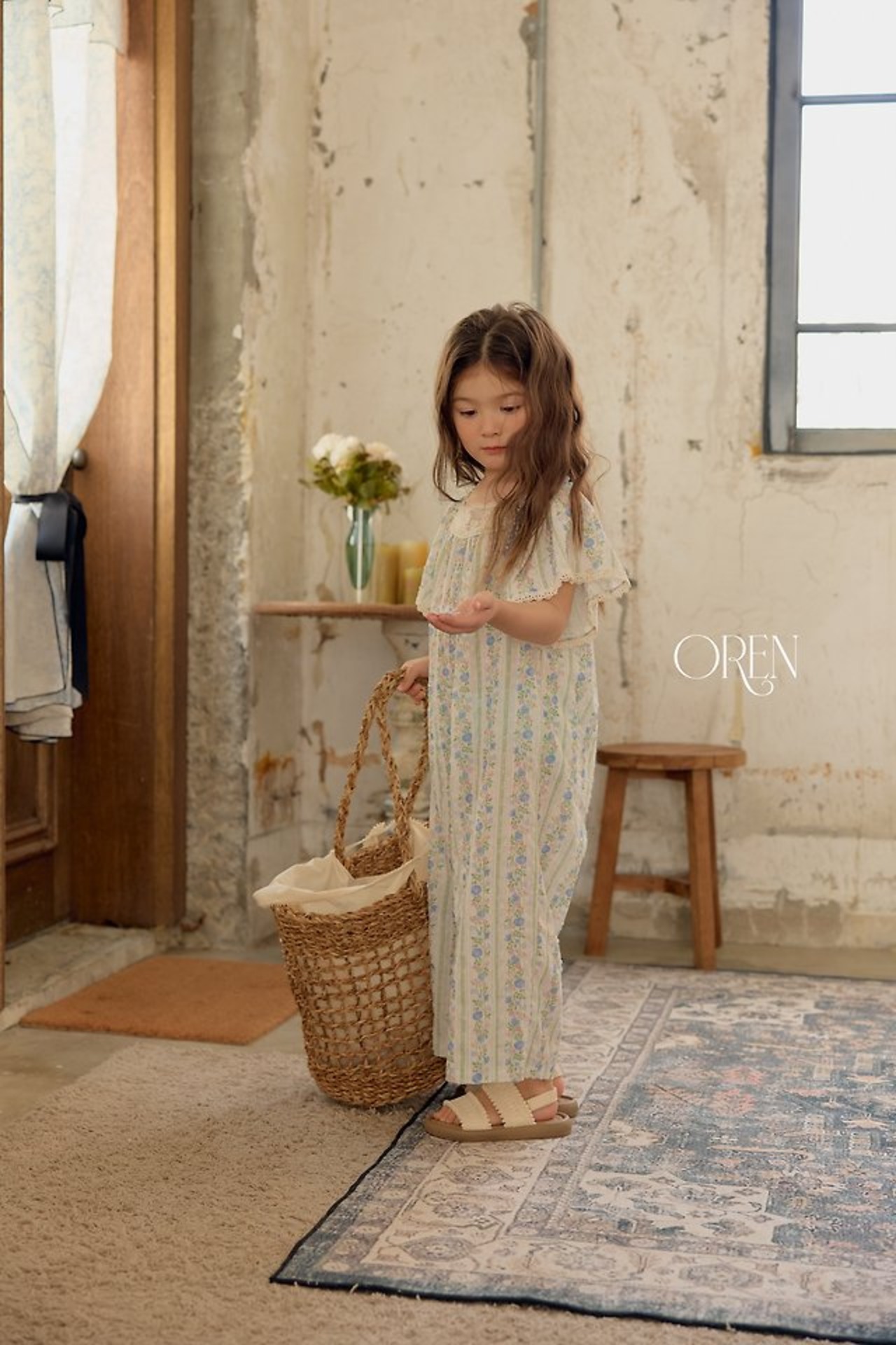 [Oren] The Rose Jumper Bodysuit / [오렌] 더로즈점퍼슈트