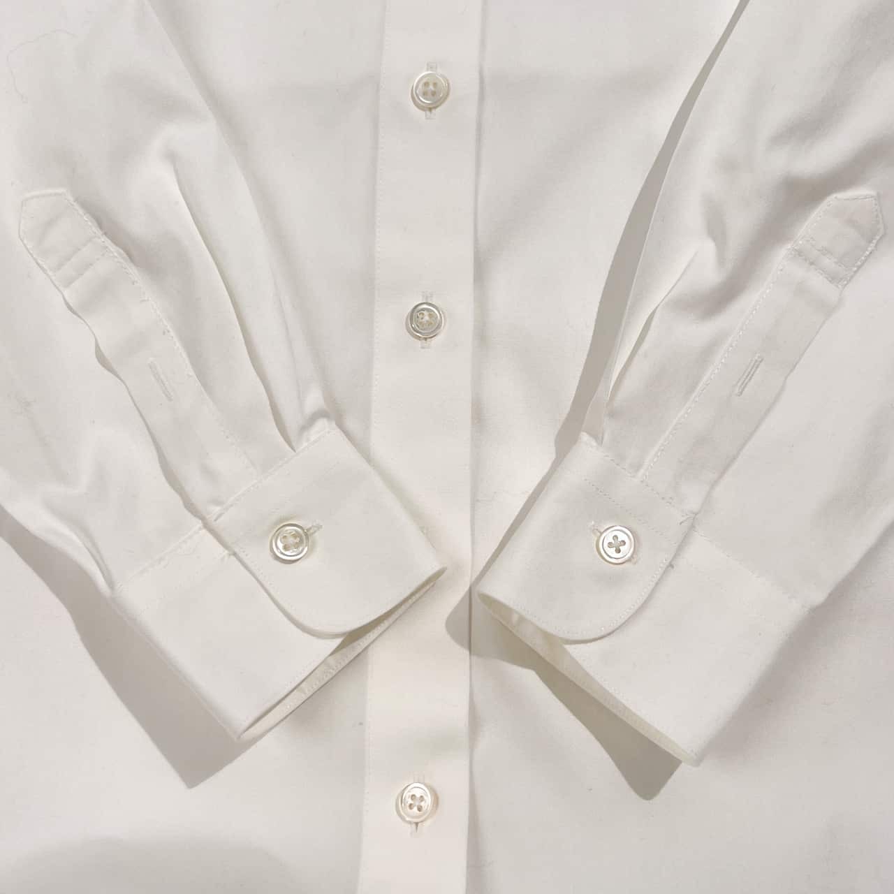 Brooks Brothers ブルックスブラザーズ NON-IRON BD ボタンダウン 長袖 ロングシャツ 4/ホワイト系 100% レディース