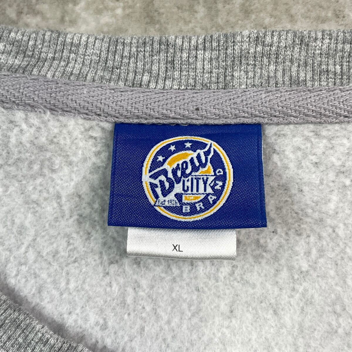 BUDWEISER バドワイザー 企業ロゴプリント スウェットシャツ メンズXL