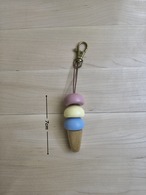 アイスクリームキーホルダー　トリプル