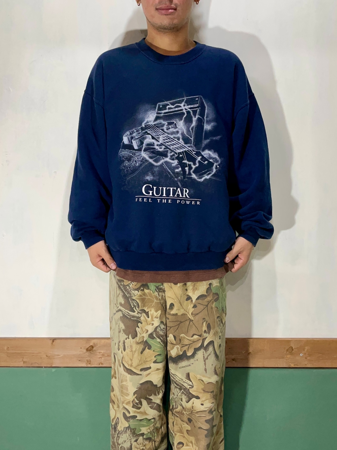 90s American Tradition Sweat Shirt【L】