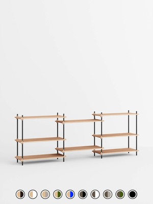 MOEBE Shelving System セット S.85.3.A（11カラー）