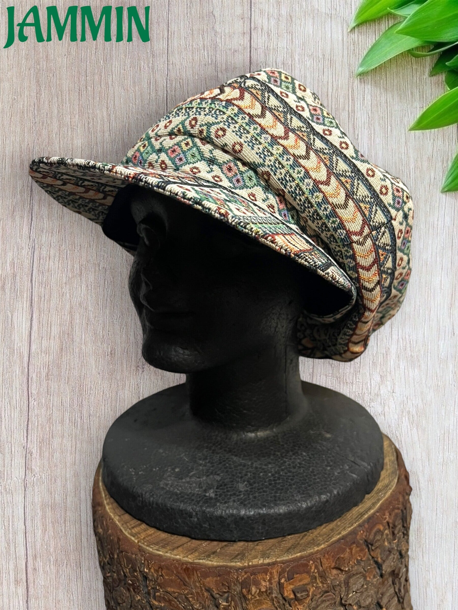 00s OLD STUSSY/Character print Bucket Hat/52～53cm相当