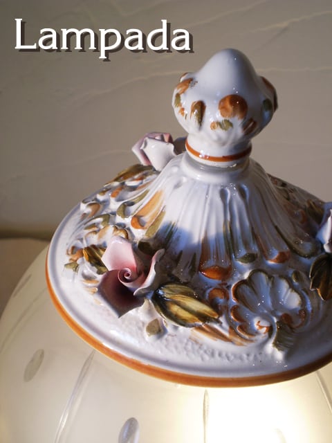 新洋電気〕 ITS7320 イタリア・陶器スタンドライト | 照明＆エシカル