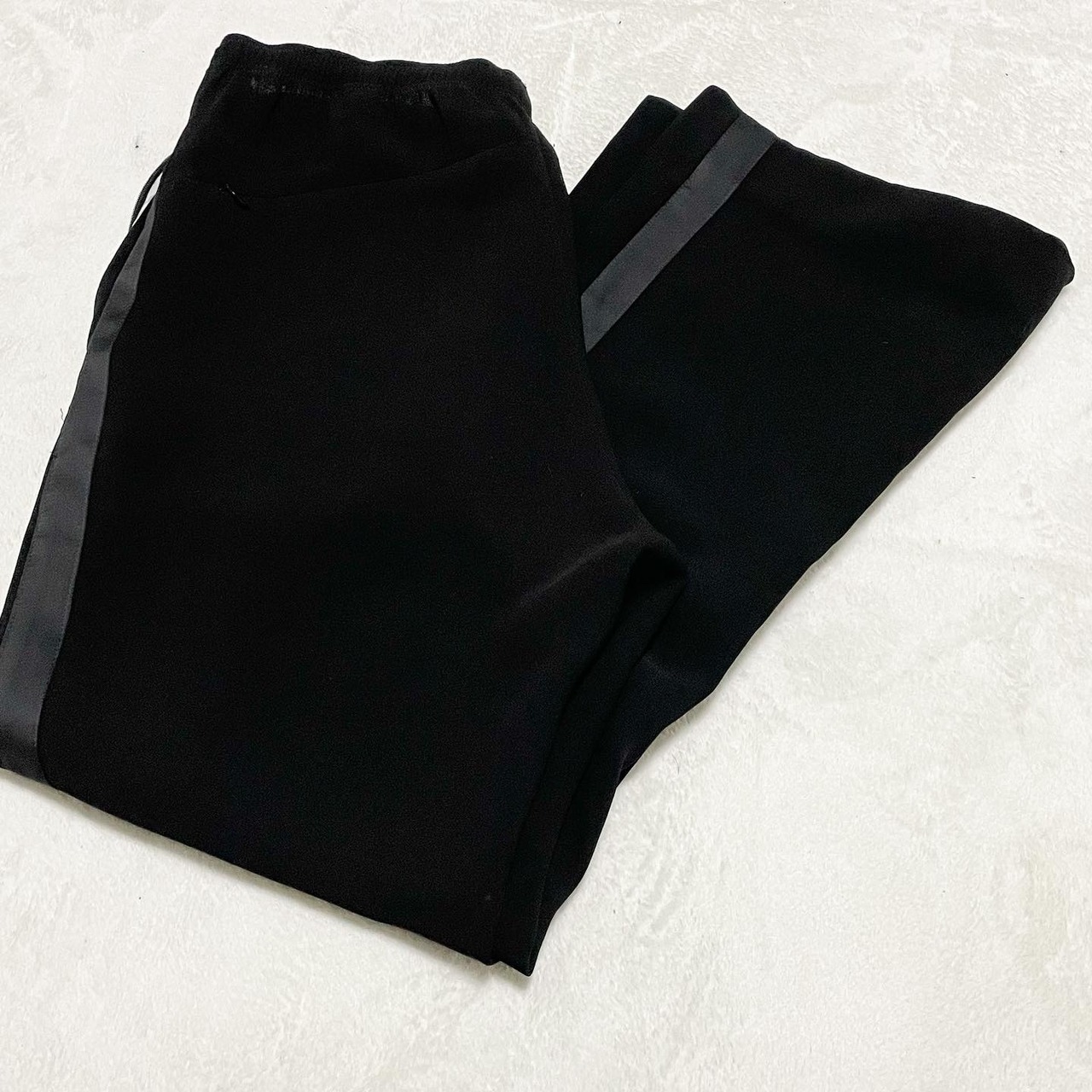 Needles サイドライン トラックパンツ ブーツカット ブラック Sサイズ 