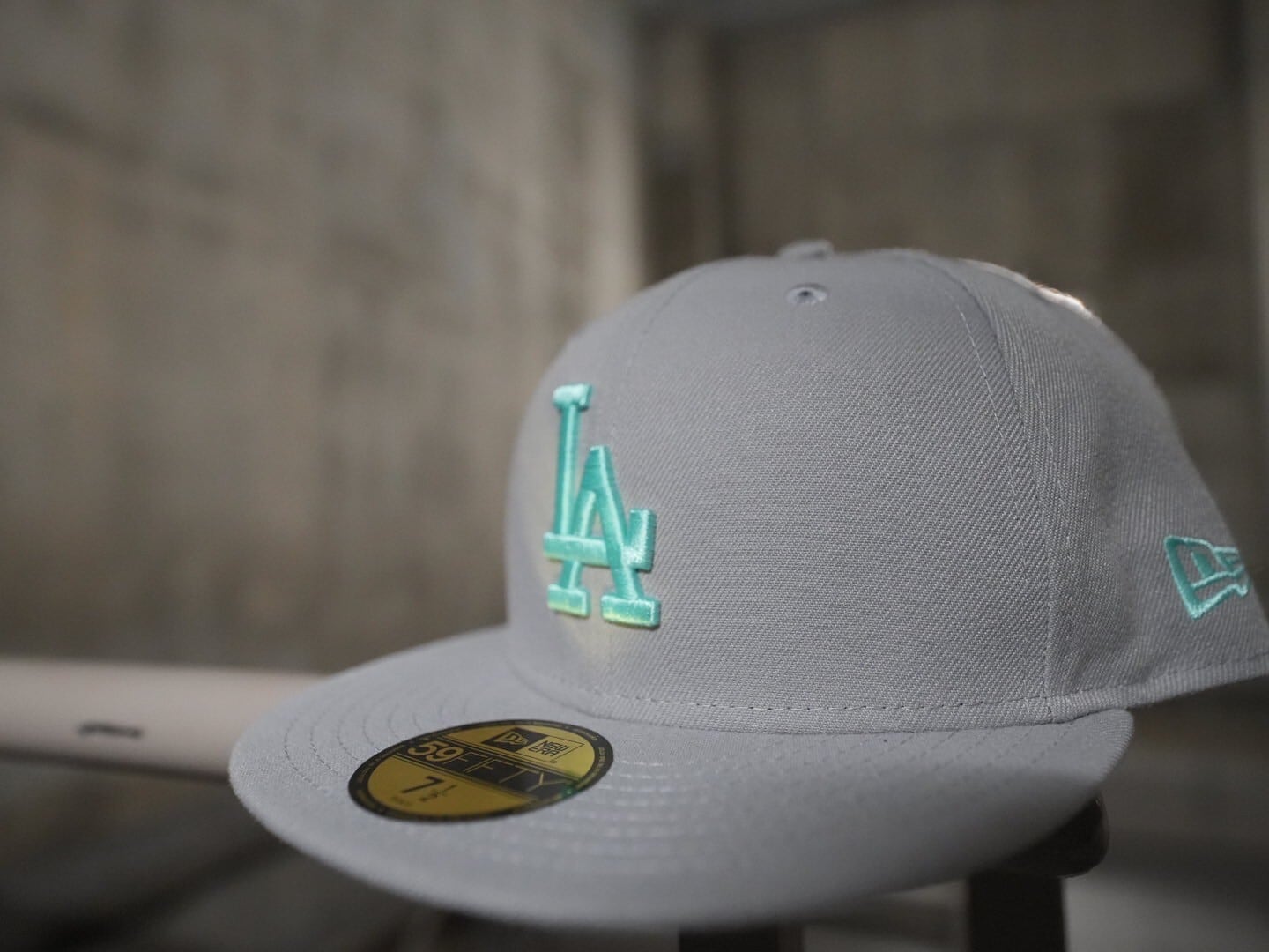 NEW ERA 59FIFTY/5950 ロサンゼルス・ドジャース GRAY SEAGLASS【gift 