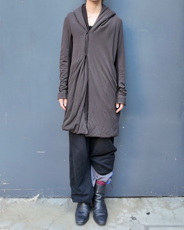 【JULIUS】heavy long fooded jacket