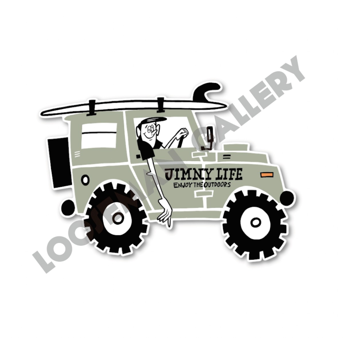 JIMNY LIFE』sticker (SD12) | LOOSEMAN GALLERY official shop