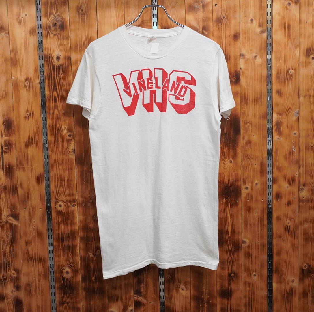 70s USA製 fruit of the loom Tシャツ L/VHS vineland フルーツオブザルーム