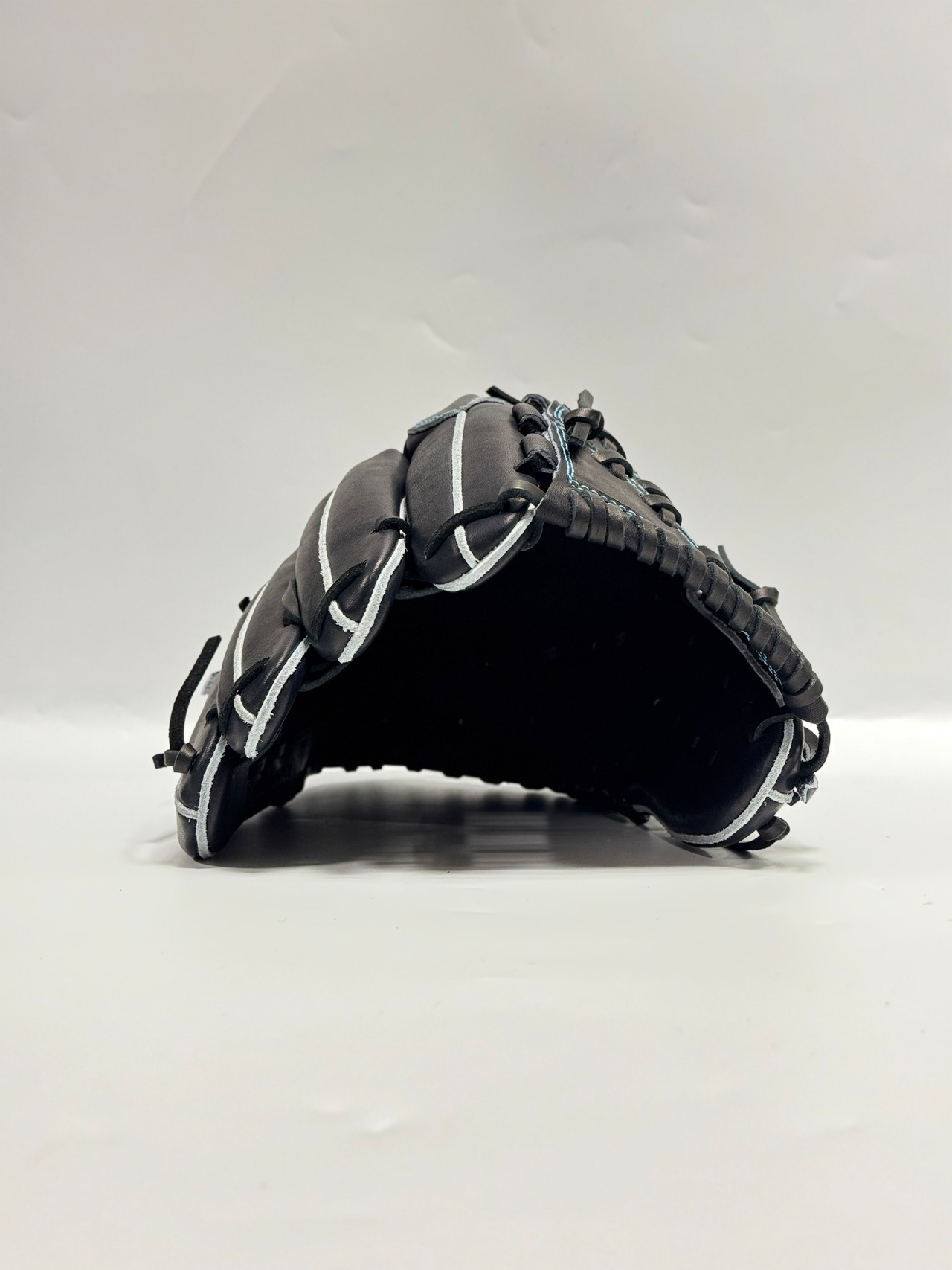 ごりら印の野球道具　限定硬式グラブ　高校野球対応　001ｰ20型　左投げ用　ブラック×ブラック・画像6