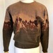 90年代 Ralph Lauren ポロシーン プリントセーター
