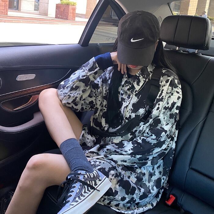 スプリングカラースタンダードダークルーズ ロング レトロ 春物 ケッペル73501014737