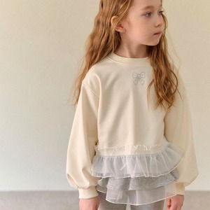 «sold out»«ジュニアサイズあり» bonaloi レーススウェット 2colors