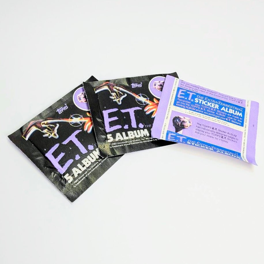 ☆送料無料！☆1982年製 Topps【 E.T. The Extra Terrestrial Album