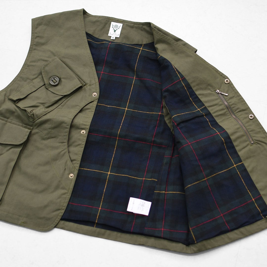 SOUTH2 WEST8 [サウスツーウエストエイト] Tenkara Vest - Waxed