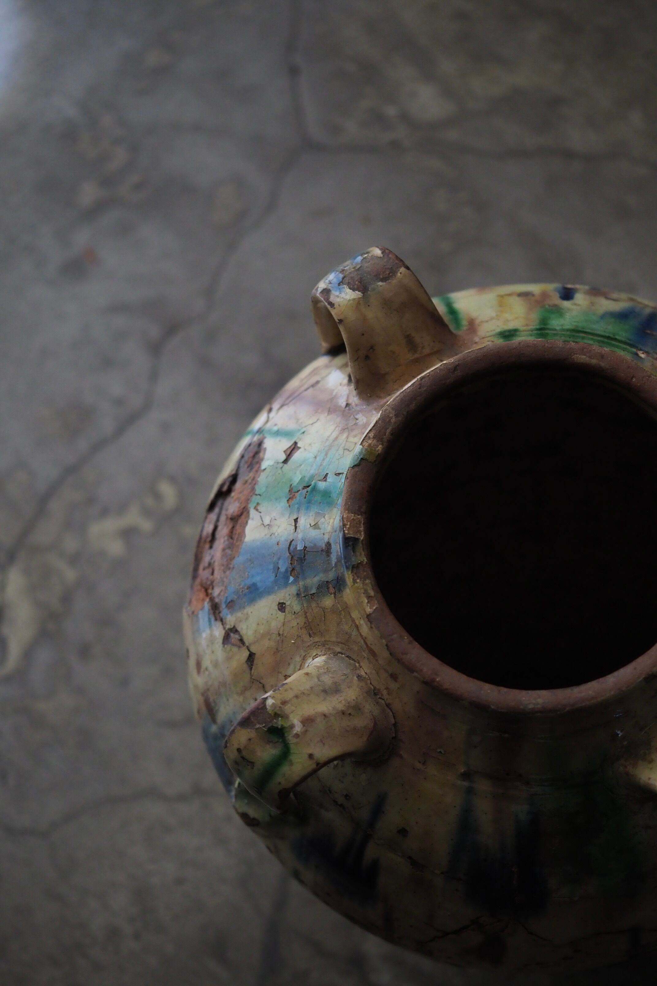 南仏 貯蔵壺-antique pottery pot | アンティーク.ヴィンテージ家具