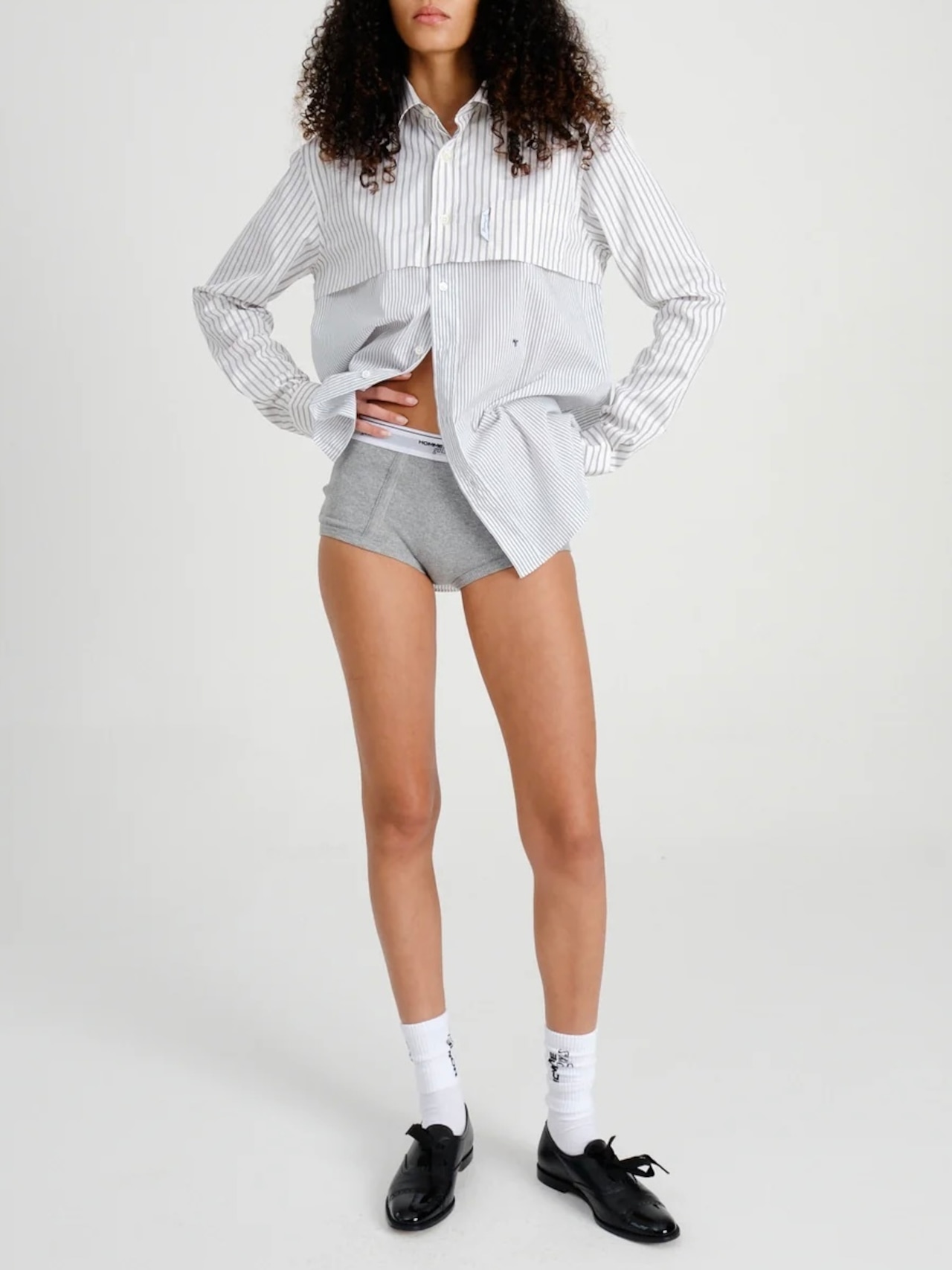 【25AW】HOMME girls オムガールズ / LONG SLEEVE LAYERED SHIRT / シャツ - 9