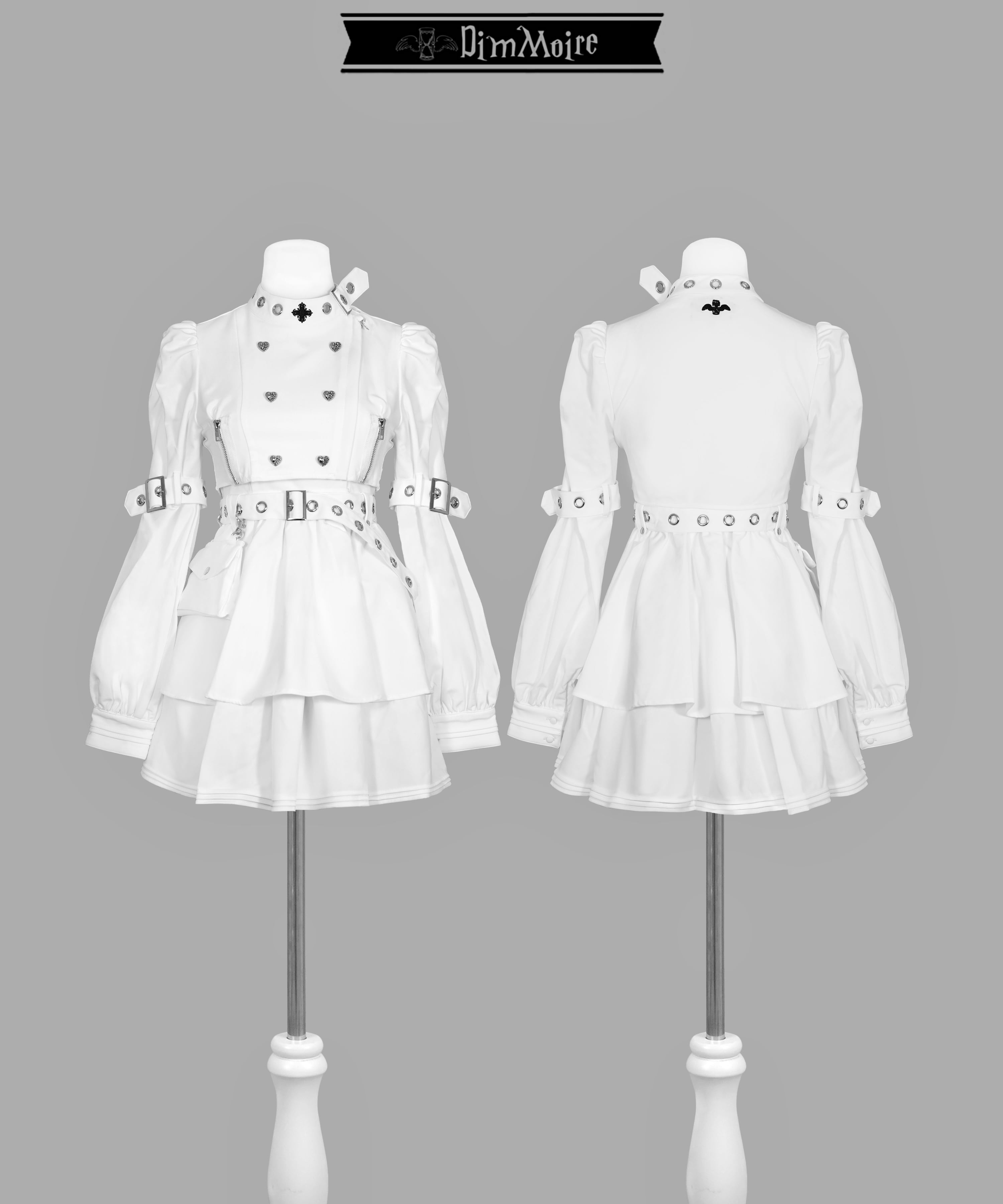 Dim Moire CODE:NURSECOREワンピース ホワイト CODE:NURSECOREワンピース【White】 | DimMoire