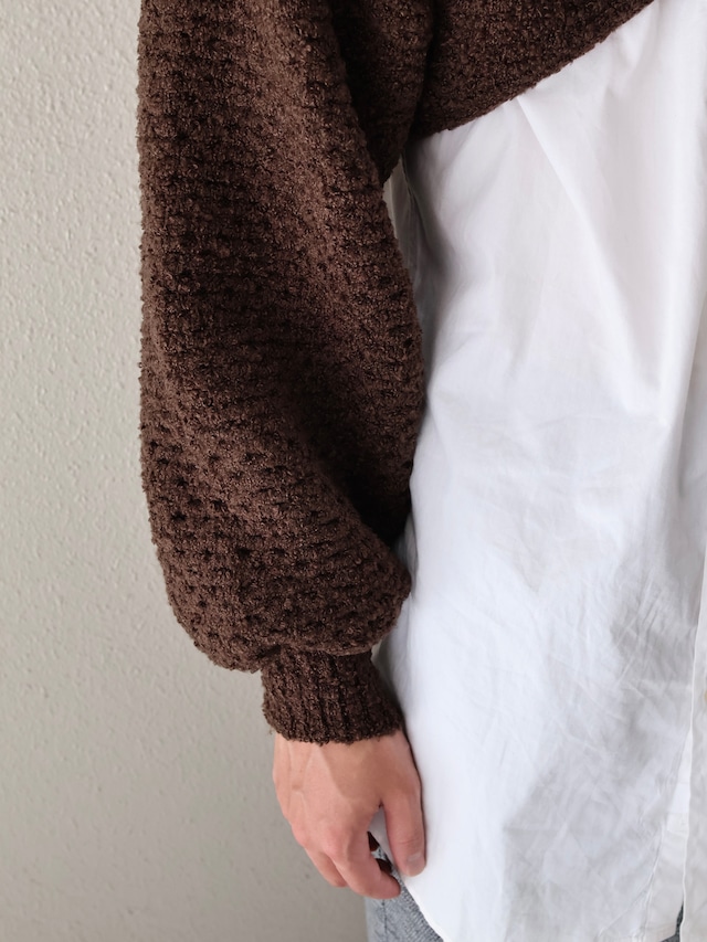 【ISA BOULDER】HOODED GRADATION SLEEVE/soil