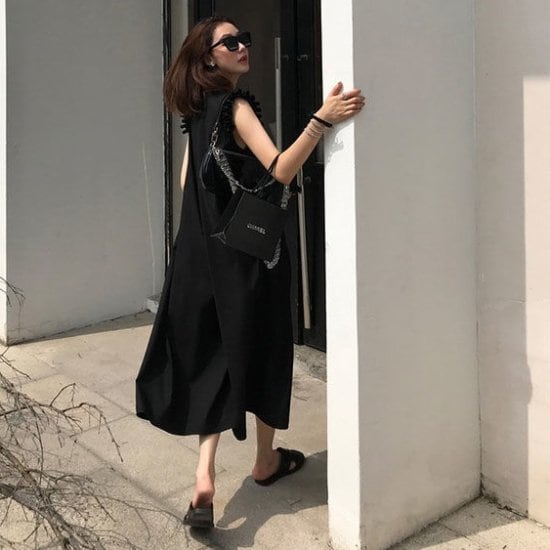 オールインワン 夏 レディース ワイドパンツ ノースリーブ ジャンプ