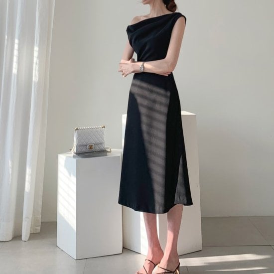 パーティードレス オフショルダー ワンピース ロング ミディアム ワンピース レディース オフショルダーワンピース ミディアム丈