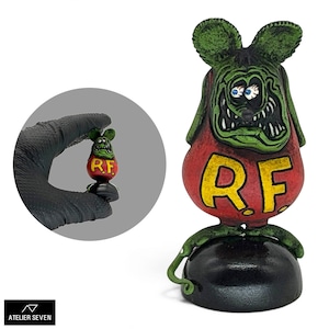 Rat Fink mini figure by Ed "Big Daddy" Roth